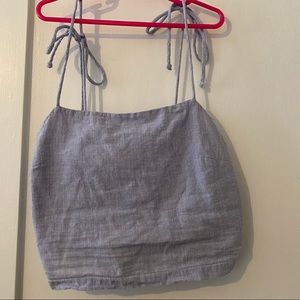 Brandy Melville Tie crop top